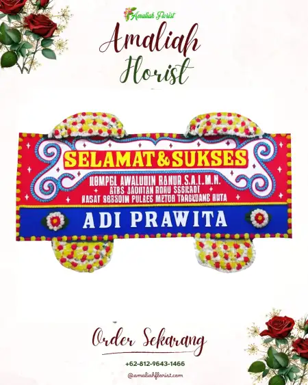 Papan Bunga Ucapan Selamat Podoluhur